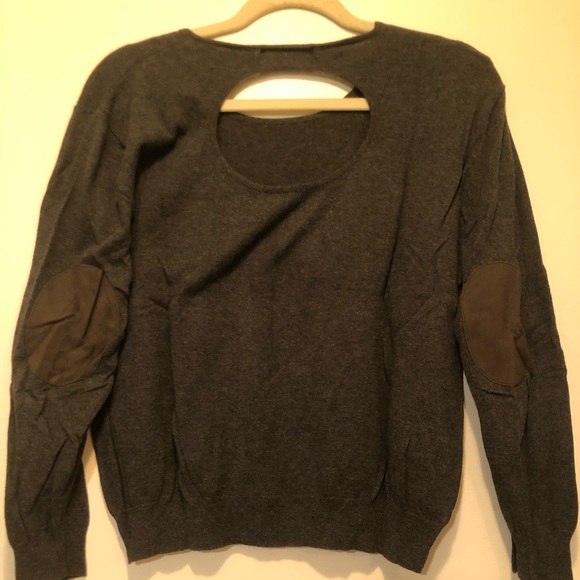 Packman sequin sweater with Suede elbow pads. - Picture 2 of 4